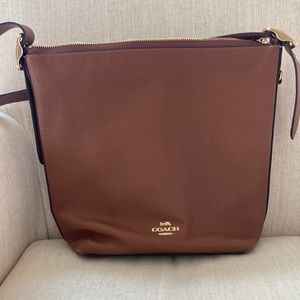 NWOT Coach C2818 Women's Val Duffle Leather Shoulder Bag